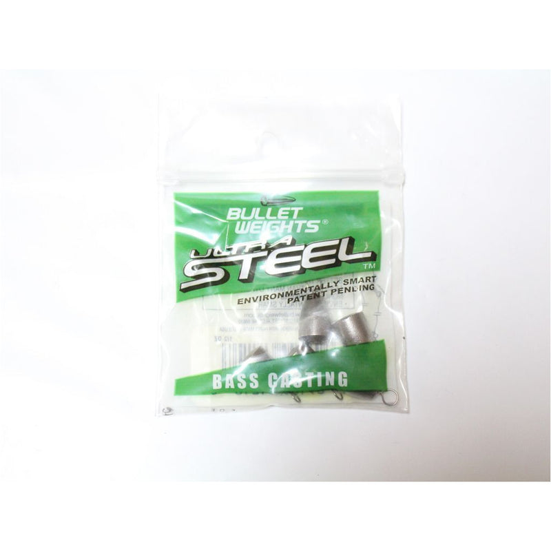 Bullet Weight 3/16oz Ultra Steel Bass Casting Weights 5pck - Cheap Tackle