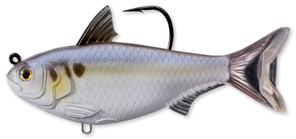 Live Target 4-1/2" Gizzard Shad Swimbait Violet/Blue - Cheap Tackle