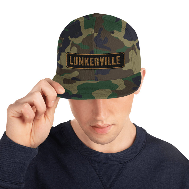 Lunkerville Double Camo Snapback Hat - Cheap Tackle