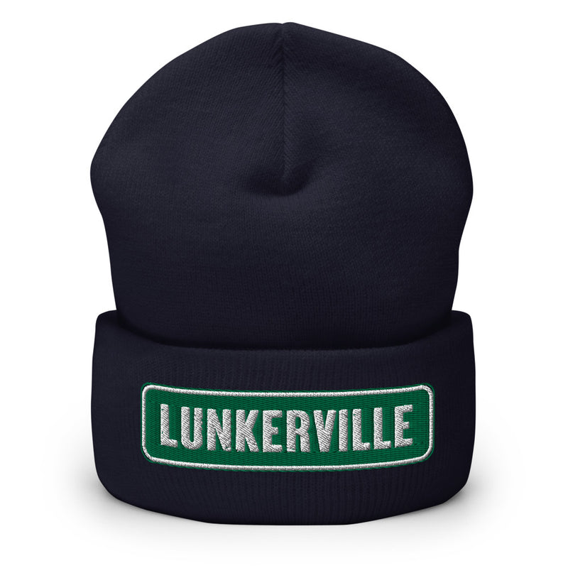 Lunkerville Cuffed Beanie - Cheap Tackle Navy