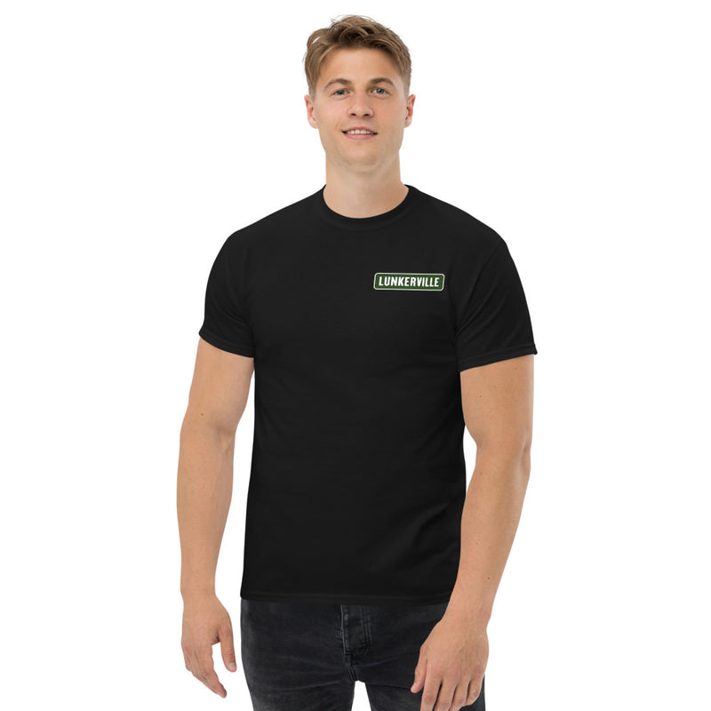 Lunkerville "Your Mom" Men's heavyweight biker tee - Cheap Tackle