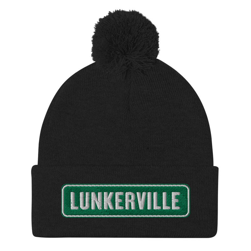 Lunkerville Pom-Pom Beanie - Cheap Tackle Black