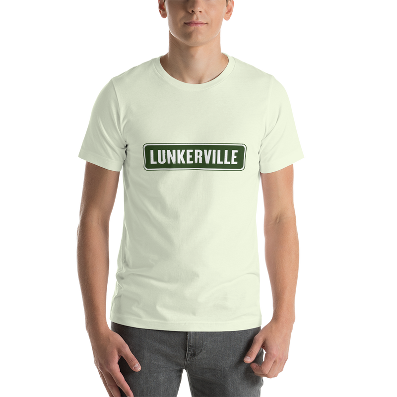 Lunkerville Short-Sleeve Unisex T-Shirt - Cheap Tackle Citron / XS