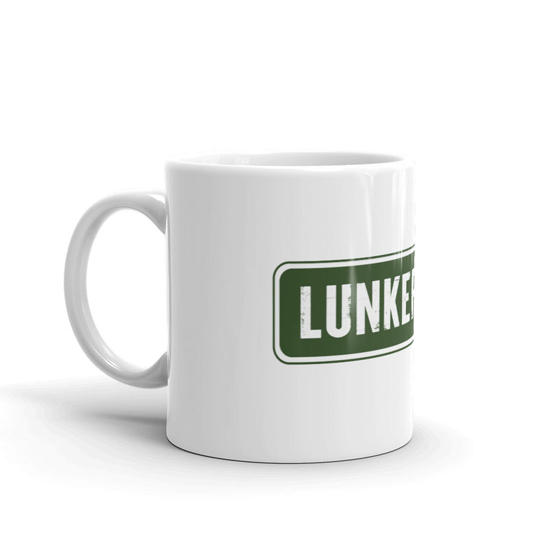 Lunkerville white glossy mug - Cheap Tackle