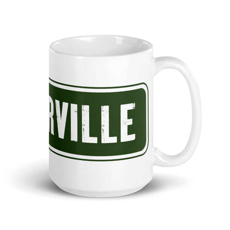 Lunkerville white glossy mug - Cheap Tackle 15oz